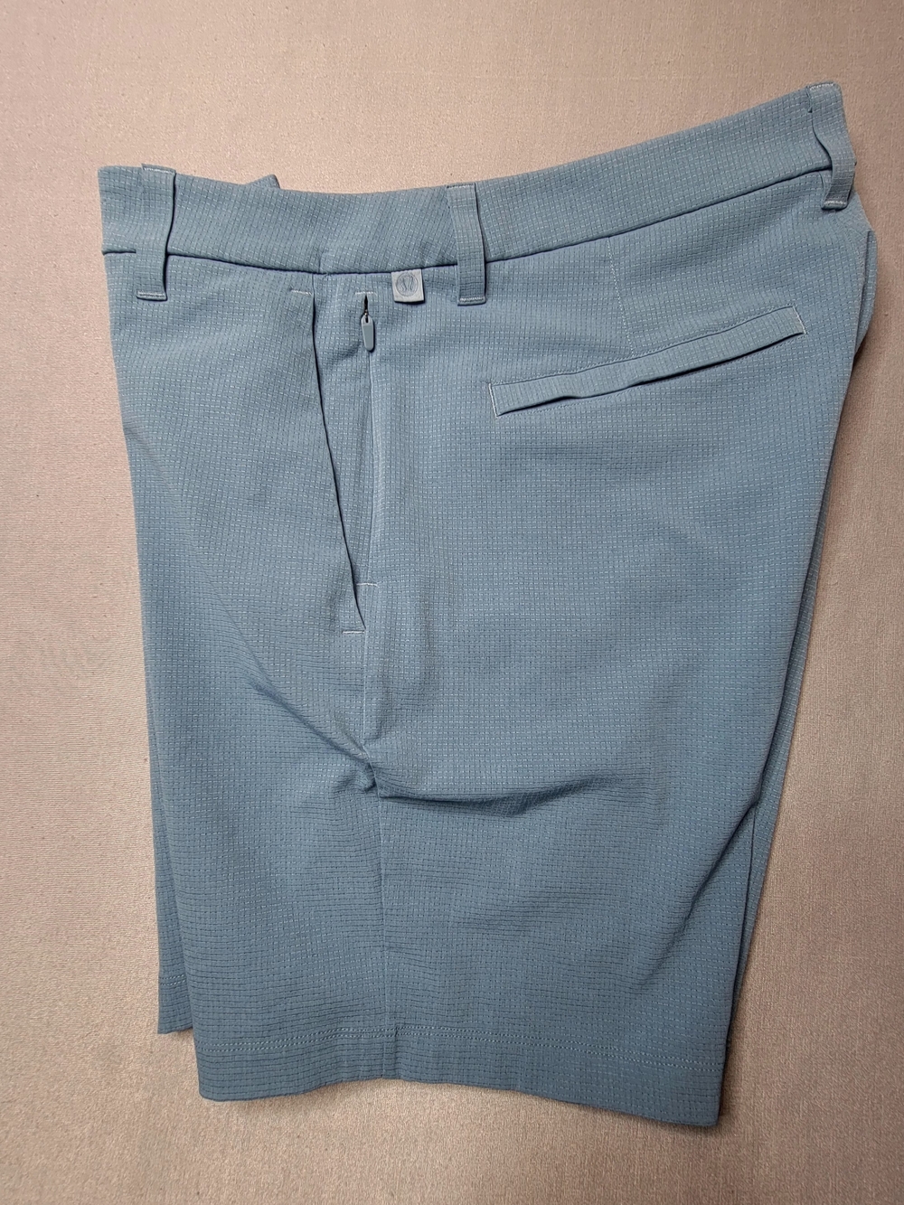 lululemon athletica Men’s Abc Classic-Fit Short 7" Warpstreme Steel Blue Sz 33